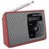 TechniSat DIGITRADIO 2 0003/3910 stolní rádio, DAB+, FM, DAB+, FM, Bluetooth, funkce alarmu, červenostříbrná