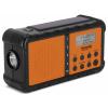 TechniSat TECHNIRADIO SOLAR 2 0000/3996 stolní rádio, DAB+, FM, USB, Solární panel, Ruční klika, stolní lampa, s akumulátorem, voděodolné, Oranžovočerná