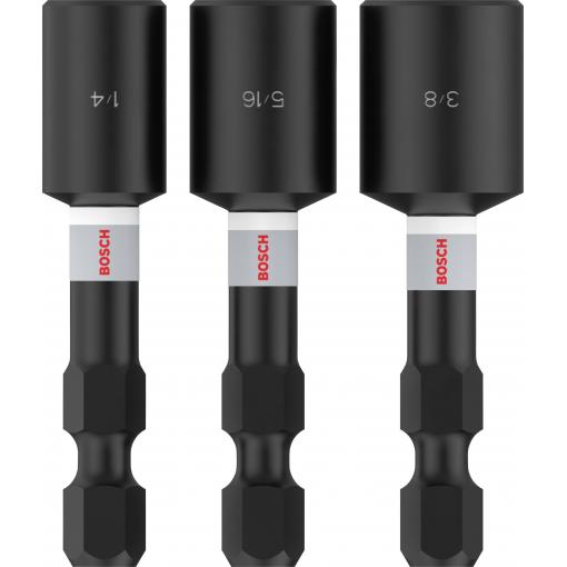 Bosch Accessories 2608521U65 sada vložek zástrčného klíče nárazového šroubováku , 1/4 (6,3 mm), 5/16, 3/8, 2608521U65
