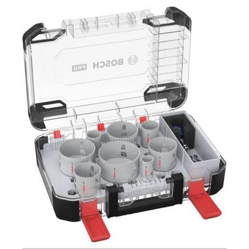 Bosch Accessories 2608594430 2608594430 sada děrovacích pil 25 mm, 32 mm, 40 mm, 54 mm, 60 mm, 68 mm, 76 mm, 86 mm 1 ks