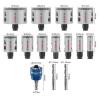Bosch Accessories 2608594434 2608594434 sada děrovacích pil 19 mm, 22 mm, 25 mm, 29 mm, 35 mm, 38 mm, 44 mm, 51 mm, 57 mm, 64 mm, 76 mm 1 ks