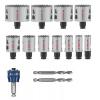 Bosch Accessories 2608594426 2608594426 sada děrovacích pil 20 mm, 22 mm, 25 mm, 32 mm, 35 mm, 40 mm, 44 mm, 51 mm, 60 mm, 68 mm, 76 mm 1 ks
