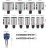 Bosch Accessories 2608594426 2608594426 sada děrovacích pil 20 mm, 22 mm, 25 mm, 32 mm, 35 mm, 40 mm, 44 mm, 51 mm, 60 mm, 68 mm, 76 mm 1 ks