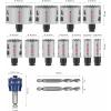 Bosch Accessories 2608594426 2608594426 sada děrovacích pil 20 mm, 22 mm, 25 mm, 32 mm, 35 mm, 40 mm, 44 mm, 51 mm, 60 mm, 68 mm, 76 mm 1 ks