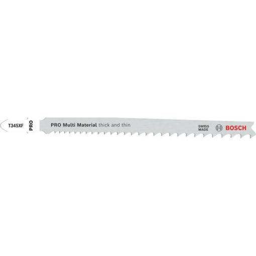 Bosch Accessories 2608655101 Pilový list PRO Multi material thick and thin thin t345xf, 132 mm, 2dílná 2 ks