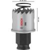 Bosch Accessories 2608594445 2608594445 vrtací korunka 29 mm 1 ks
