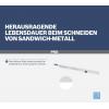 Bosch Accessories 2608655115 List přímočaré pily PRO Metal Sandwich T1018AFP, 250 mm, 5 ks 5 ks