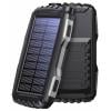 Denver PSO-20010 MK2 solární powerbanka 20000 mAh, USB-C®, antracitová, Kapesní svítilna, Indikátor stavu