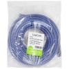 LogiLink CPP010 RJ45 síťové kabely, propojovací kabely CAT 6A U/UTP 10 m modrá samozhášecí, bez halogenů, S průchodkou chránící proti zlomení, s ochranou,