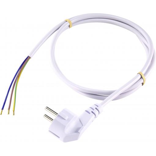 Sygonix SY-5043482 napájecí kabel bílá 2.00 m