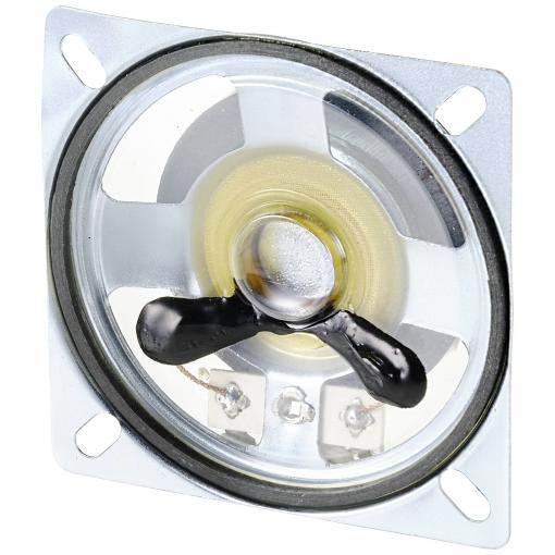 TRU COMPONENTS mini reproduktor 6.6 cm 5 W 8 Ω 92 dB Plastová membrána, Transparentní membrána