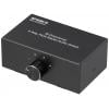 SpeaKa Professional SP-AS-500 4 porty cinch audio přepínač kovový ukazatel