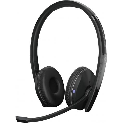EPOS EPOS ADAPT 260 - Headset - On-Ear - Bluetooth Headset otevřená (On Ear) Bluetooth® stereo černá Potlačení hluku regulace hlasitosti, Vypnutí zvuku
