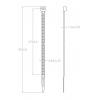 TRU COMPONENTS TC-12523712 stahovací pásky 300 mm 4.8 mm světle hnědá pro použití při vysokých teplotách 100 ks