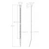 TRU COMPONENTS TC-12523668 stahovací pásky 200 mm 4.6 mm černá 100 ks