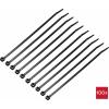 TRU COMPONENTS TC-12523668 stahovací pásky 200 mm 4.6 mm černá 100 ks