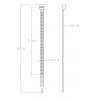 TRU COMPONENTS TC-12523680 stahovací pásky 300 mm 4.8 mm černá 100 ks