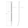 TRU COMPONENTS TC-12523688 stahovací pásky 368 mm 4.8 mm černá 100 ks