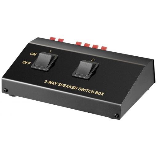 Goobay 60928 2 porty přepínač reproduktorů lze spínat jednotlivě