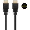 Goobay HDMI propojovací kabel Zástrčka HDMI-A 15 m černá 61164 4K UHD, Pozlacený, eARC HDMI kabel
