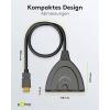 Goobay Goobay 58488 HDMI Switcher Umschalter 3 in 1 out Erweiterung Kabel 4K Manuell 3 porty HDMI přepínač pozlacené kontakty, ARC (Audio Return Channel), lze