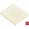 TRU COMPONENTS TC-12533328 stahovací pásky 150 mm 3.6 mm světle hnědá pro použití při vysokých teplotách 100 ks