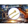 TRU COMPONENTS TC-12533328 stahovací pásky 150 mm 3.6 mm světle hnědá pro použití při vysokých teplotách 100 ks