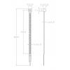 TRU COMPONENTS TC-12533336 stahovací pásky 300 mm 4.8 mm bílá Ohnivzdorný 100 ks
