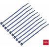 TRU COMPONENTS TC-12533340 stahovací pásky 100 mm 2.5 mm modrá Kov detekovatelný 100 ks