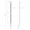 TRU COMPONENTS TC-12533352 stahovací pásky 250 mm 4.8 mm modrá Kov detekovatelný 100 ks