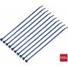 TRU COMPONENTS TC-12533352 stahovací pásky 250 mm 4.8 mm modrá Kov detekovatelný 100 ks