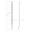 TRU COMPONENTS TC-12533348 stahovací pásky 203 mm 2.5 mm modrá Kov detekovatelný 100 ks