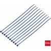 TRU COMPONENTS TC-12533348 stahovací pásky 203 mm 2.5 mm modrá Kov detekovatelný 100 ks