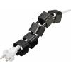 TRU COMPONENTS Modulární držák kabelu TC-12533288 plast ABS černá 35 mm Množství: 15 ks