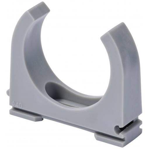 TRU COMPONENTS kabelová spona TC-12533308 Průměr kabelového svazku (rozsah) 40 mm (max) šedá 20 ks