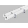 TRU COMPONENTS Svorka pro podporu potrubí TC-12533304 Průměr kabelového svazku (rozsah) 32 mm (max) šedá 30 ks