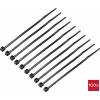 TRU COMPONENTS TC-12533316 stahovací pásky 100 mm 2.5 mm černá 100 ks