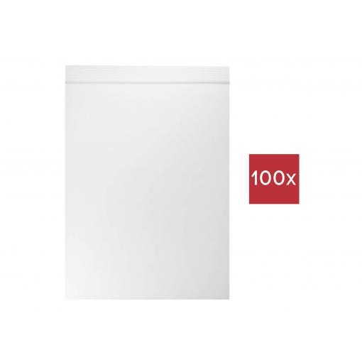TRU COMPONENTS uzavíratelný sáček bez popisných štítků (d x š) 170 mm x 120 mm transparentní polyetylén 100 ks