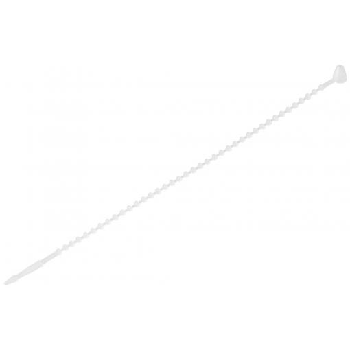 TRU COMPONENTS TC-12533372, kuličkový pásek stahovací, 1.9 mm, 145 mm, přírodní bílá , 1000 ks