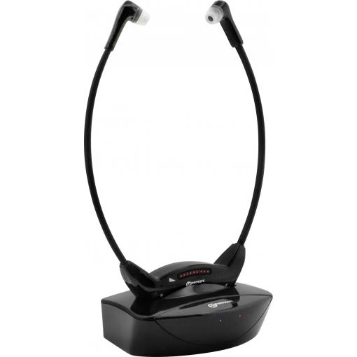 Geemarc CL7700 špuntová sluchátka (In Ear) Bluetooth®, bezdrátová stereo černá regulace hlasitosti Hi-Fi