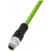 LogiLink CQM085S RJ45 síťové kabely, propojovací kabely CAT 6A 7.50 m zelená samozhášecí, bez halogenů, odolné proti kyselinám, odolné proti UV záření, odolné