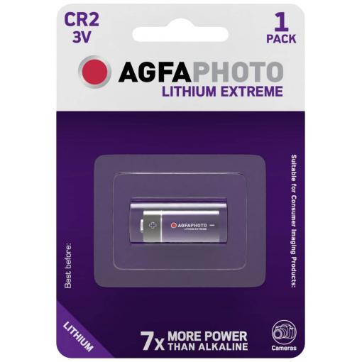 AgfaPhoto LITHIUM CR2 knoflíkový článek CR 2 lithiová 750 mAh 3.0 V 1 ks