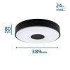 Philips 8720169301290 Coiner LED stropní svítidlo LED 24 W černá