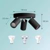 Philips Idris 8720169299054 stropní lampa GU10 černá