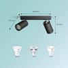 Philips Idris 8720169298996 stropní lampa GU10 černá
