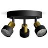 Philips Conduit 8720169299955 stropní lampa GU10 černá, zlatá