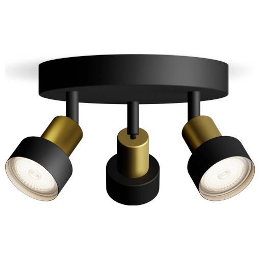 Philips Conduit 8720169299955 stropní lampa GU10 černá, zlatá