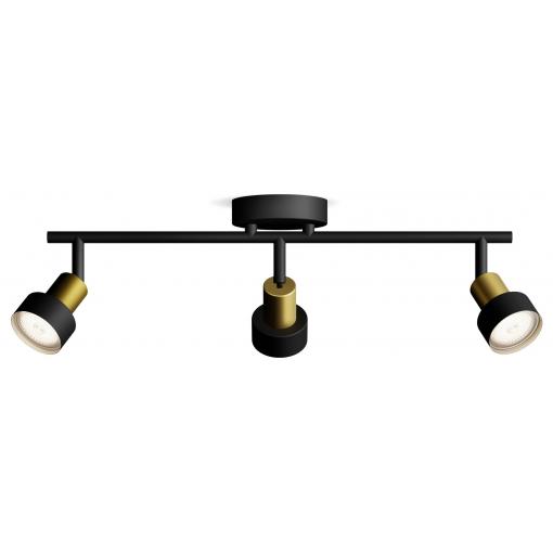 Philips Conduit 8720169299917 stropní lampa GU10 černá, zlatá
