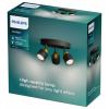 Philips Niall 8720169300156 stropní lampa GU10 černá, zlatá
