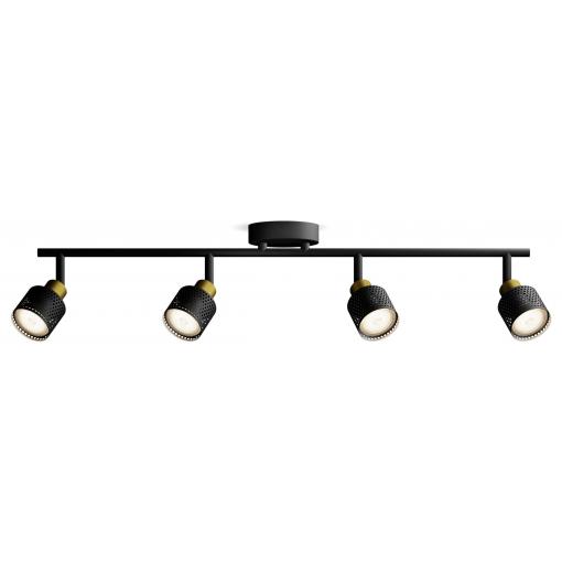 Philips Niall 8720169300132 stropní lampa GU10 černá, zlatá